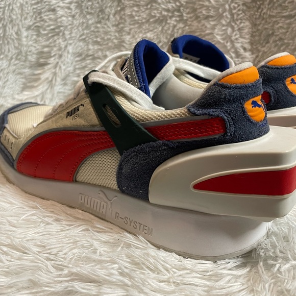 Puma RS-1 Ader Error Textile Lace Up Off White Mens Trainers 369537 01 Size 7.5 - Picture 3 of 7